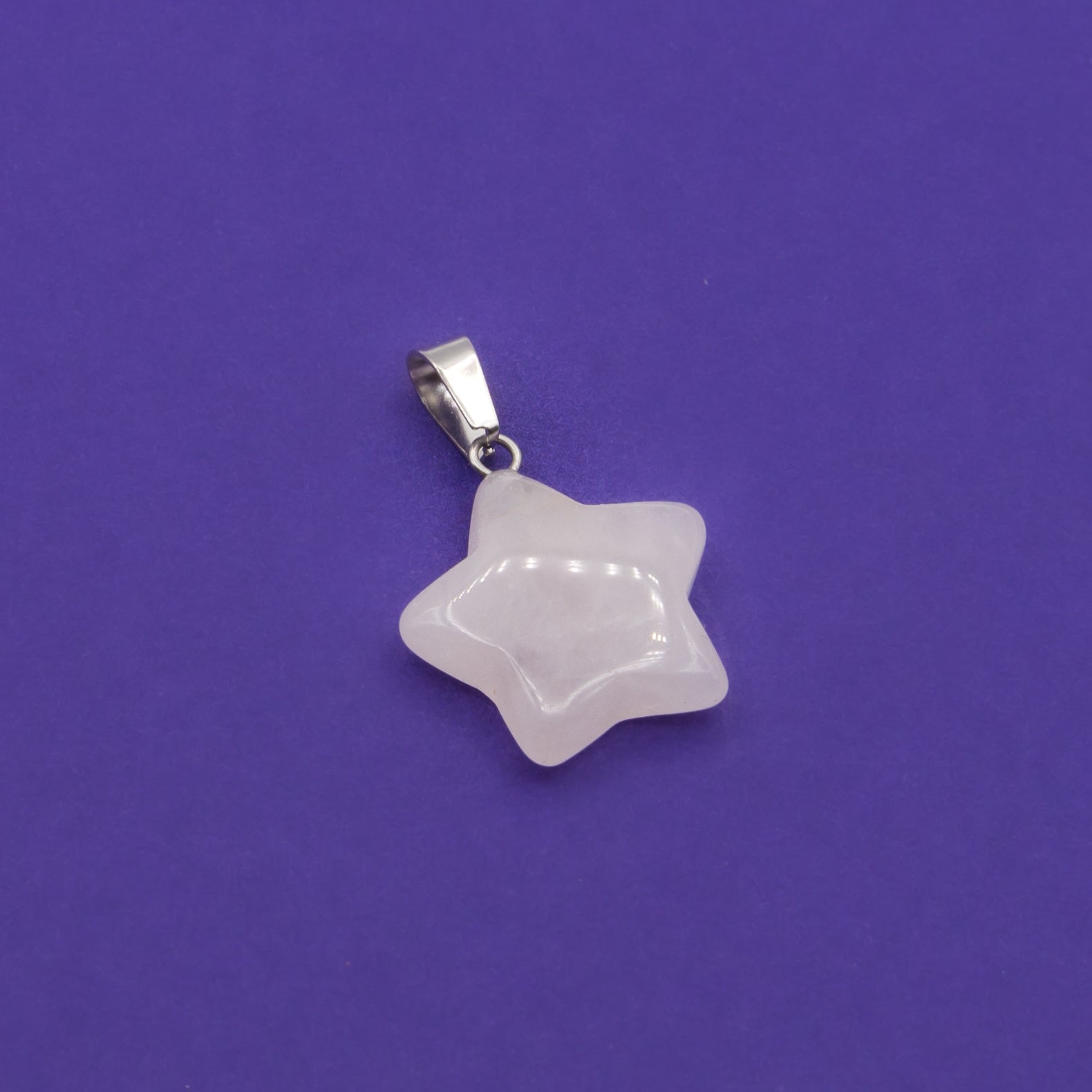 Pendant - Rose Quartz Star $15